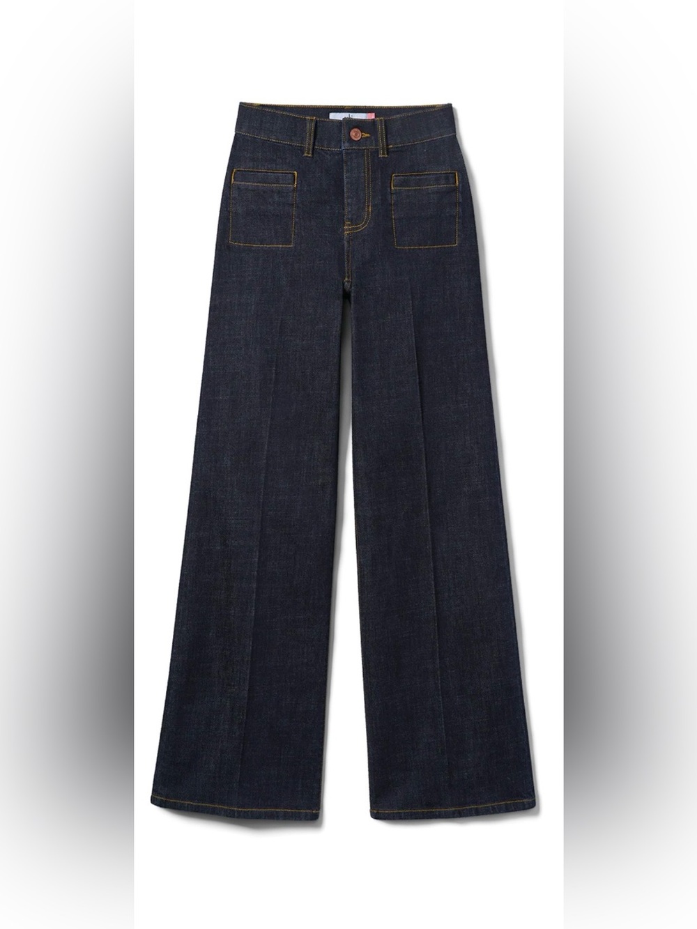 Cabi Wide Leg Dark Indigo Venice Trouser Jeans